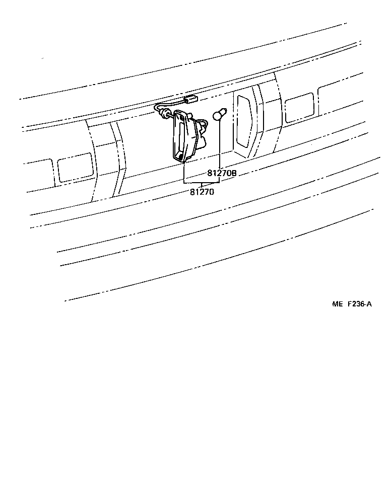 Toyota 81270-14220 LAMP ASSY, LICENSE PLATE