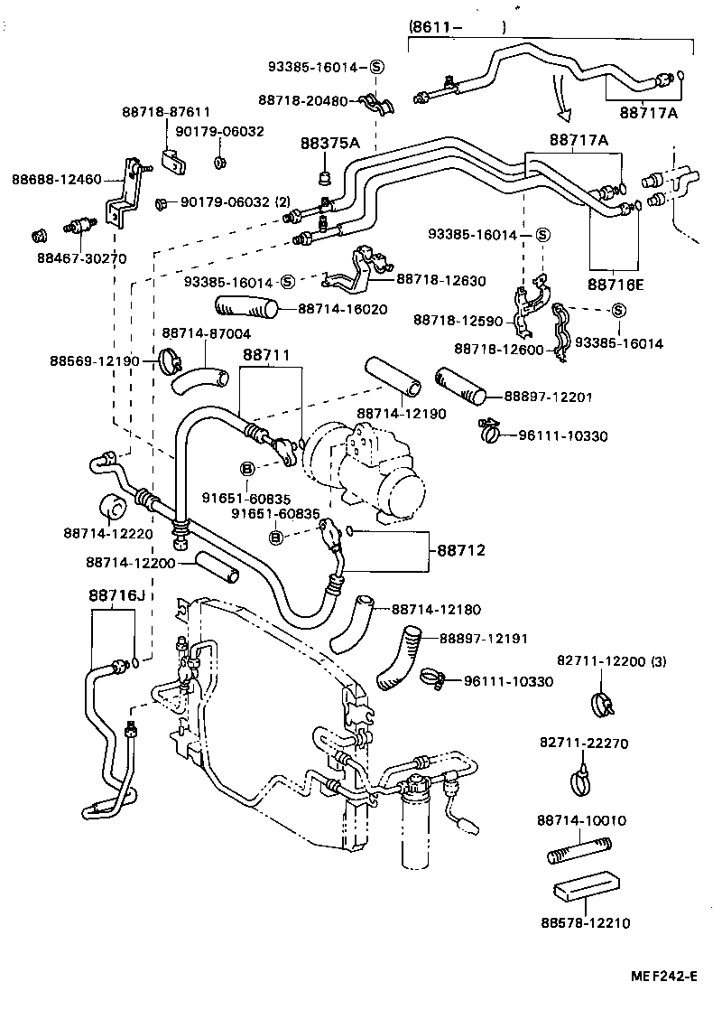 88453-32010 FAN, COOLING (FOR CONDENSER) product image