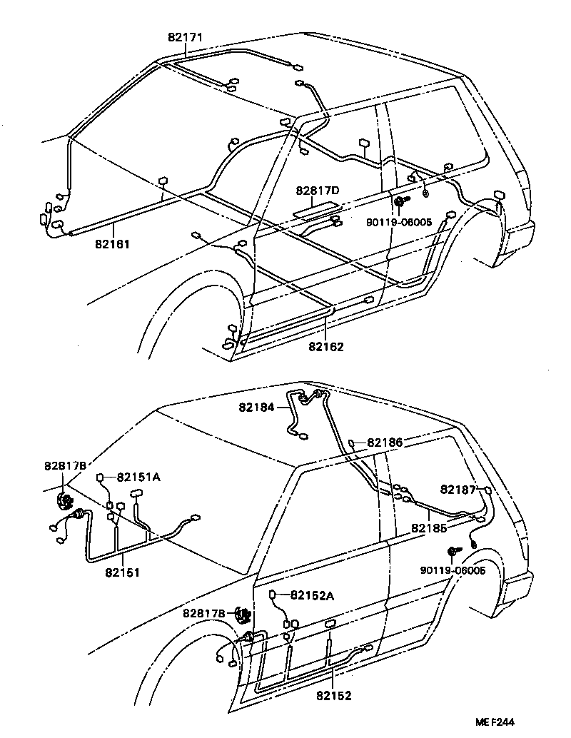 82121-12740 WIRE, ENGINE product image