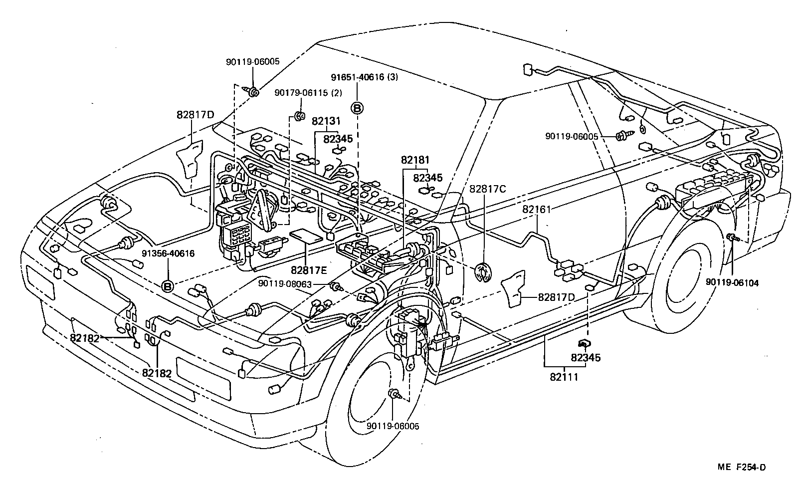 82121-17182 WIRE, ENGINE product image
