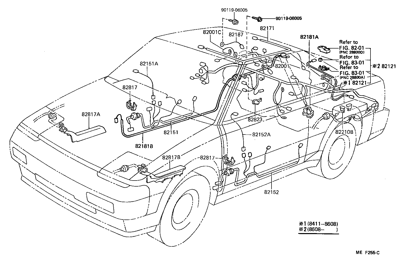 82121-17182 WIRE, ENGINE product image