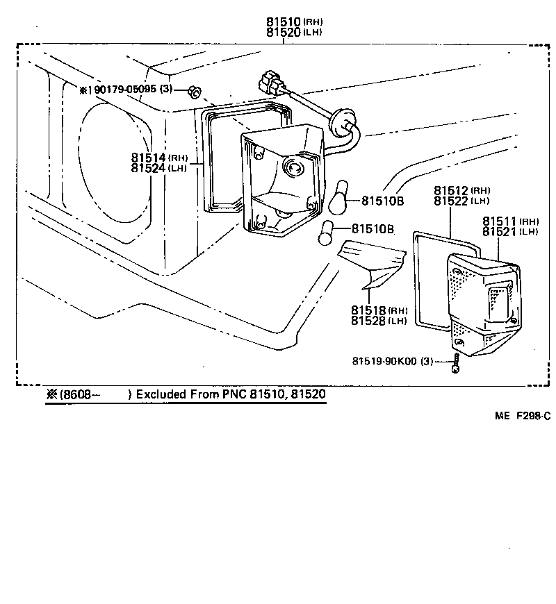 81510-69275 LAMP ASSY, FRONT TURN SIGNAL, RH product image