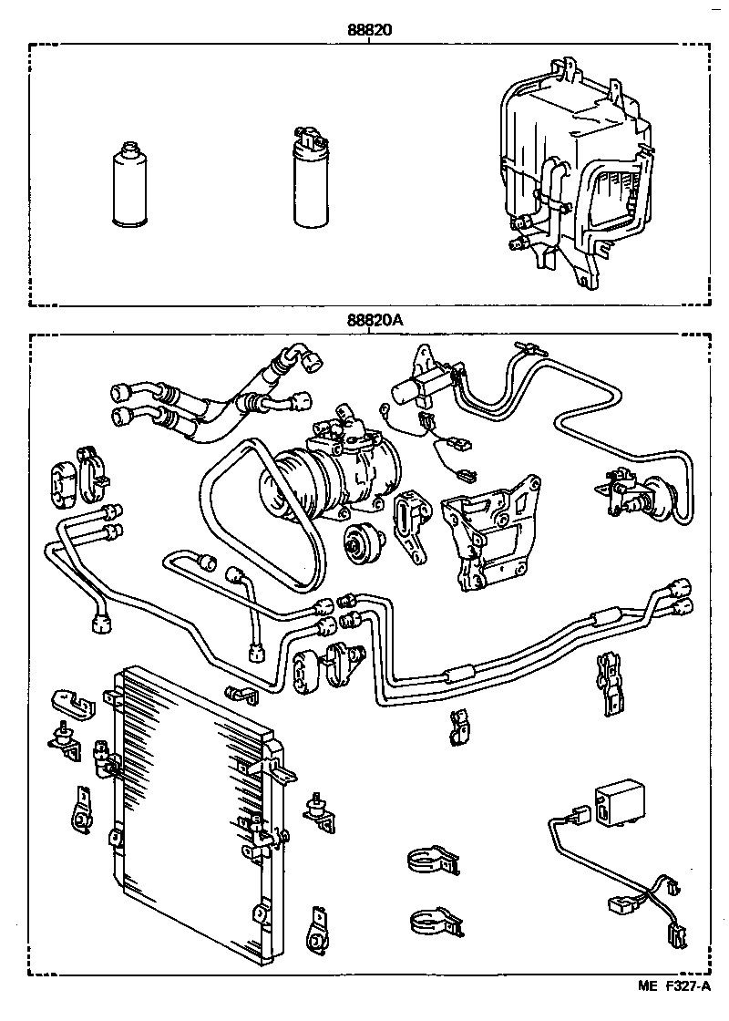 88830-90K02 AIR CONDITIONER & ACCESSORY SUB-ASSY, NO.2 product image