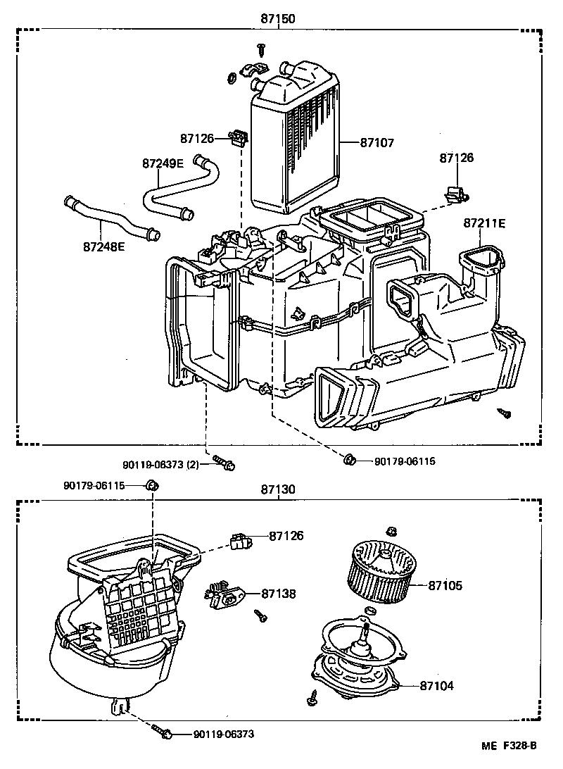 87150-90K02 RADIATOR ASSY, HEATER product image