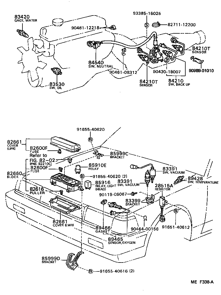 89668-22090 BRACKET, EMISSION COMPUTER, NO.2 product image