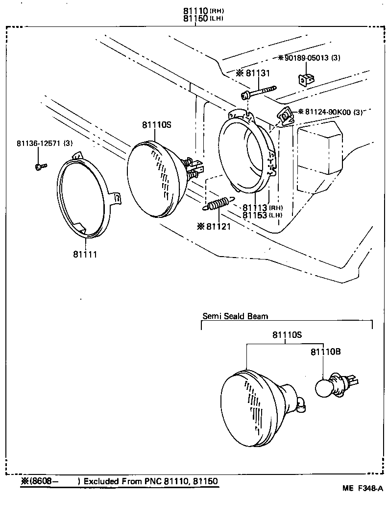 81150-69355 HEADLAMP ASSY, LH product image