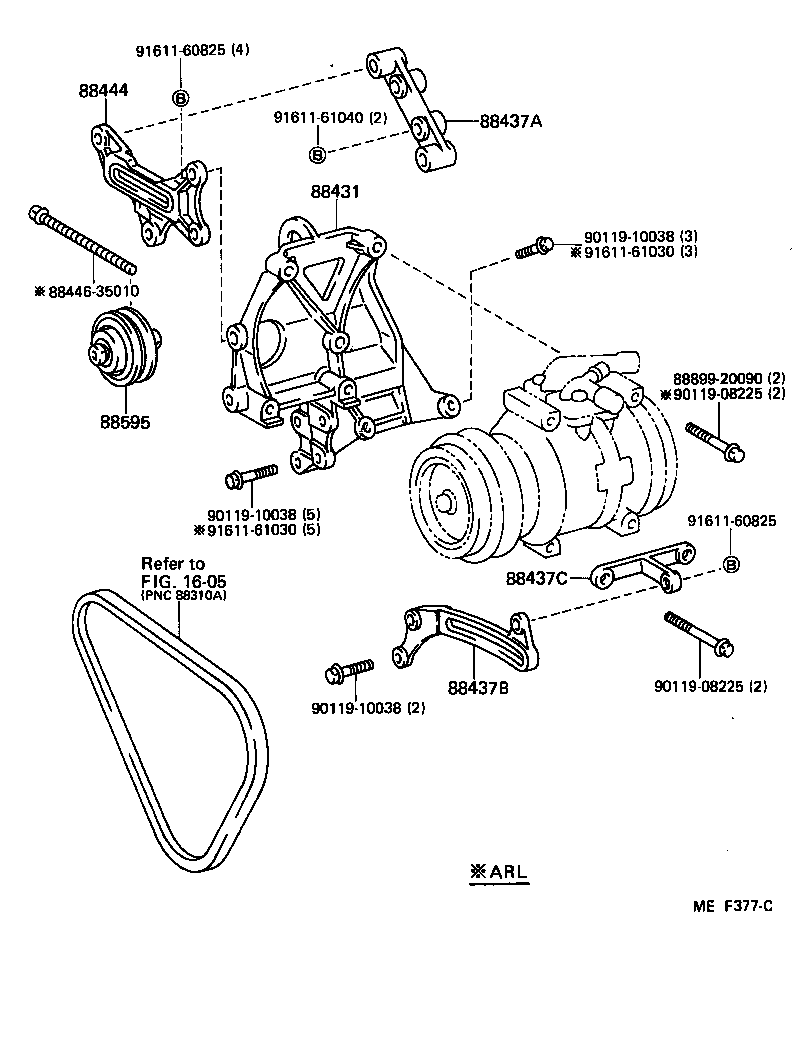 88320-60201 COMPRESSOR ASSY, COOLER product image