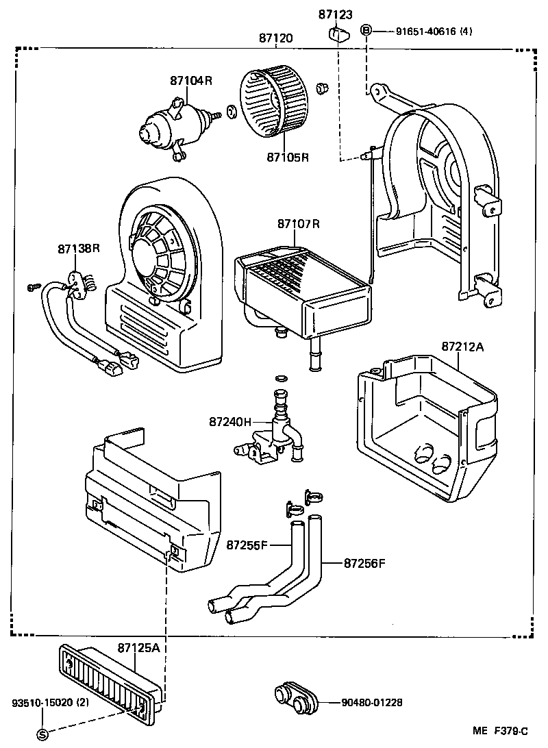 87150-90K02 RADIATOR ASSY, HEATER product image