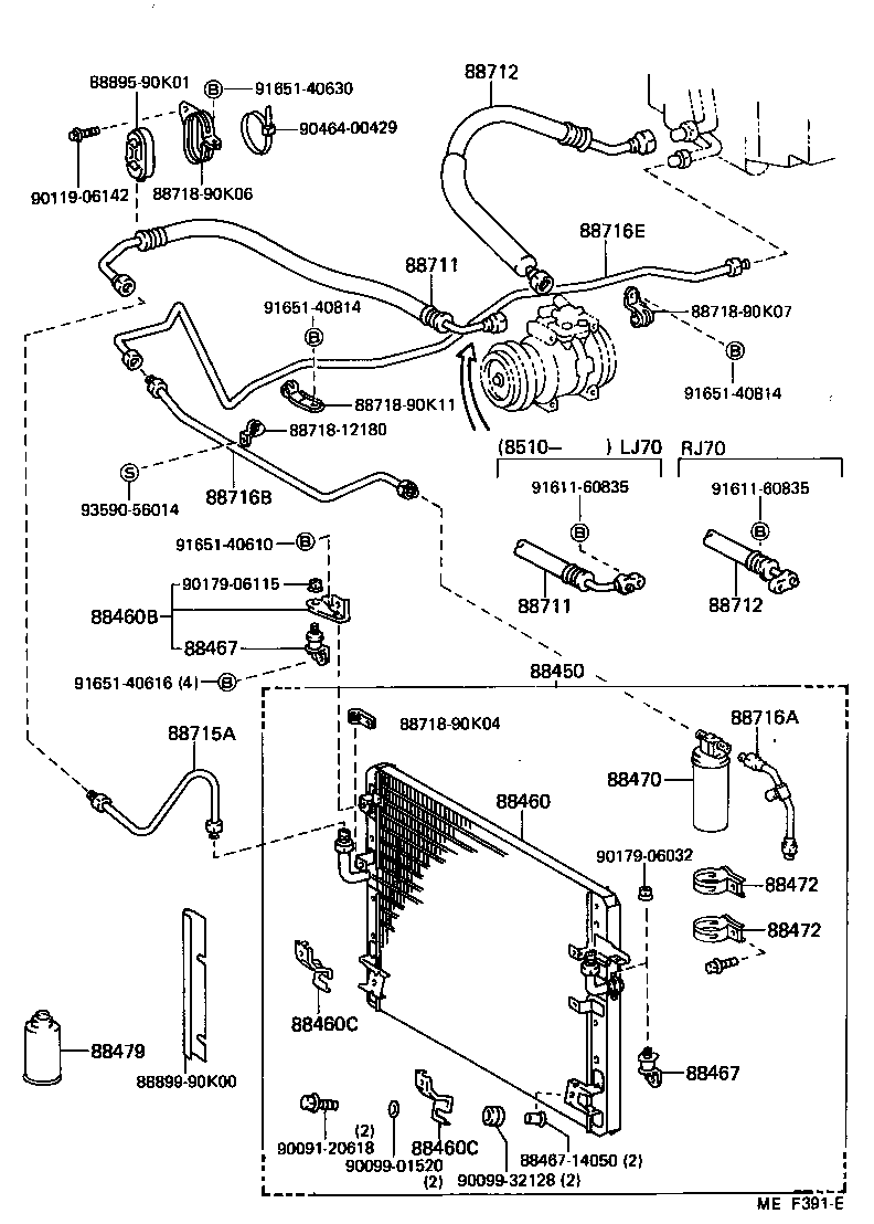 88340-90K02 CONDENSER ASSY, COOLER product image