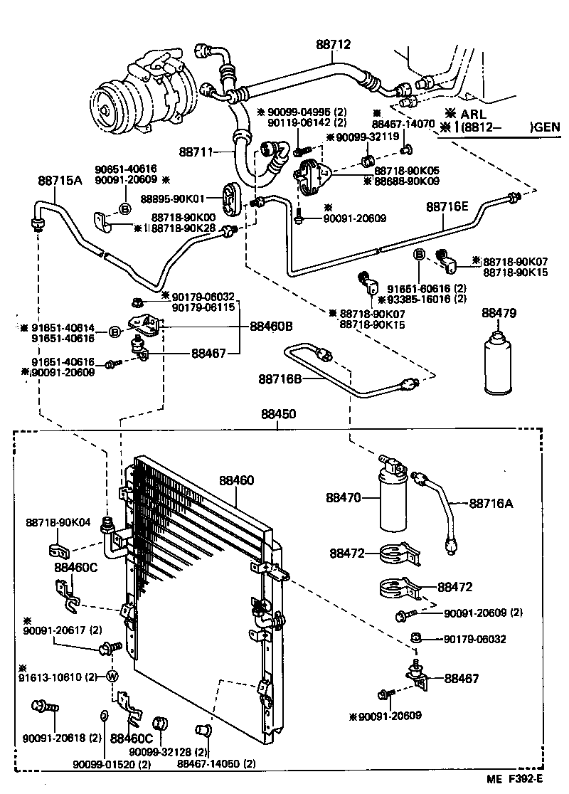 88340-90K02 CONDENSER ASSY, COOLER product image