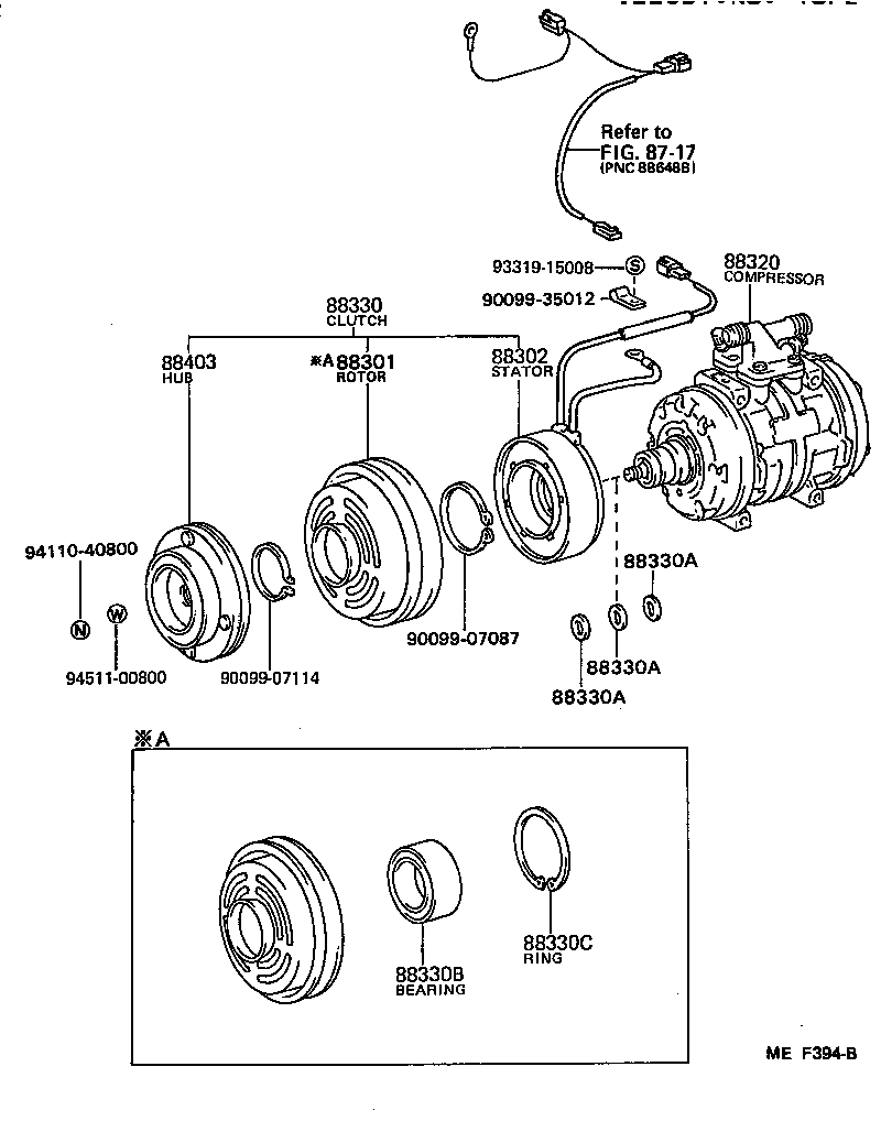 88320-60201 COMPRESSOR ASSY, COOLER product image