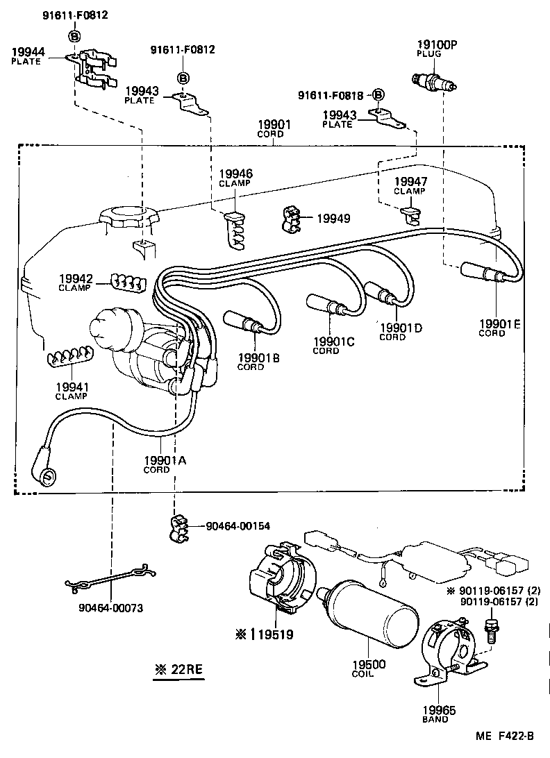 19850-68051 PLUG ASSY, GLOW product image
