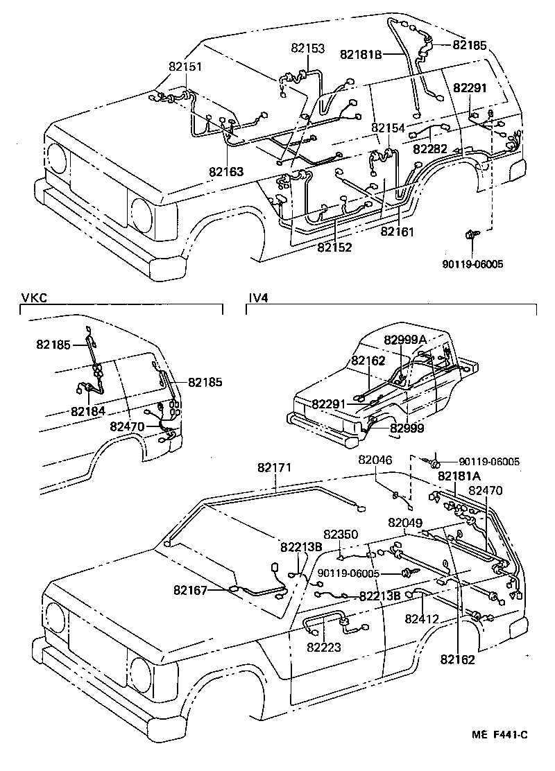82111-90A00 WIRE SUB-ASSY, FOG LAMP FEED product image