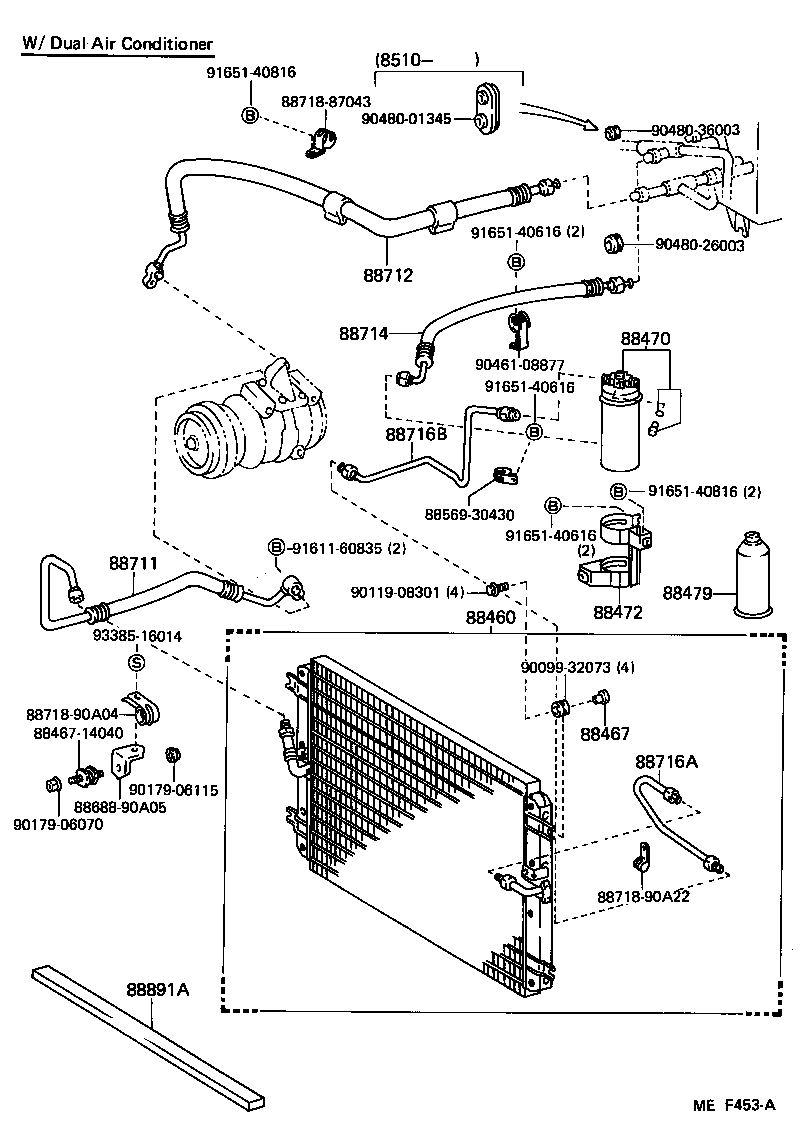 88578-90A02 PACKING A (FOR COOLER) product image