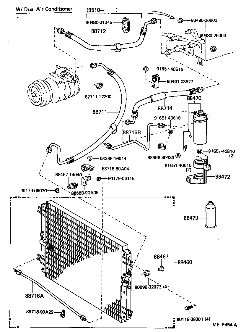 88578-90A02 PACKING A (FOR COOLER) product image
