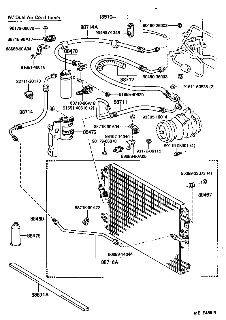 88578-90A02 PACKING A (FOR COOLER) product image