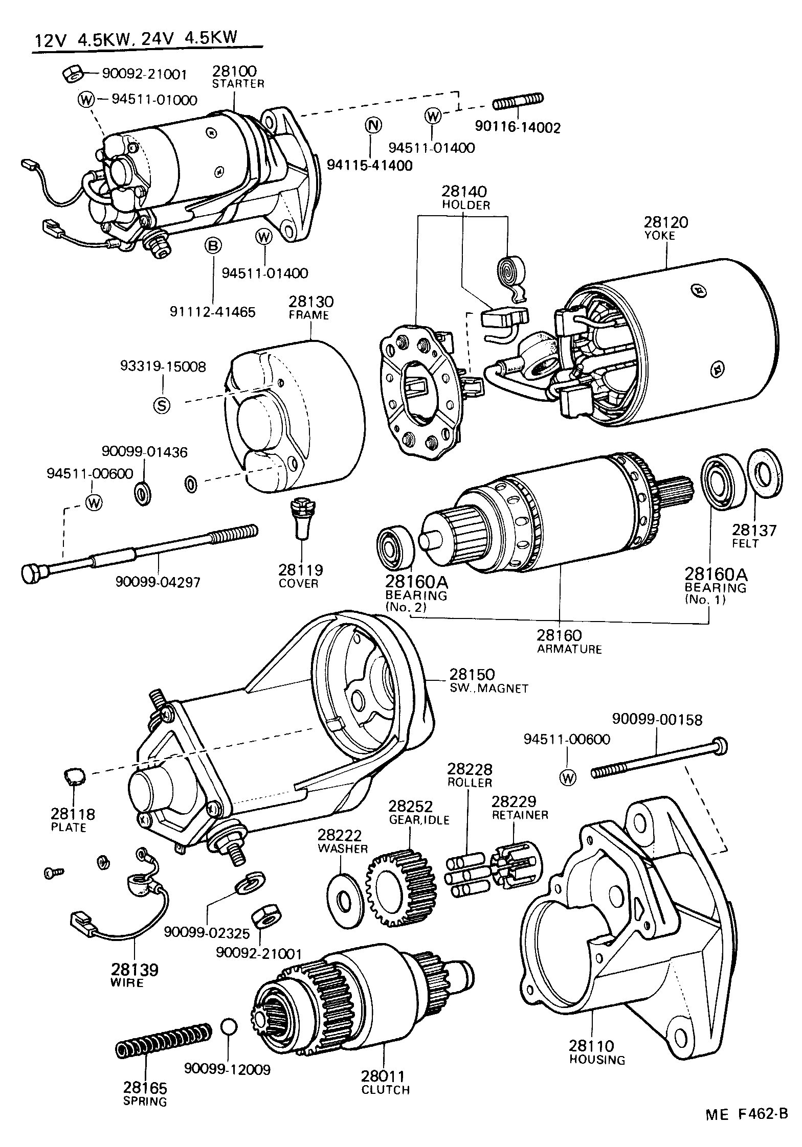 Toyota 28150-56190 SWITCH ASSY, MAGNET STARTER