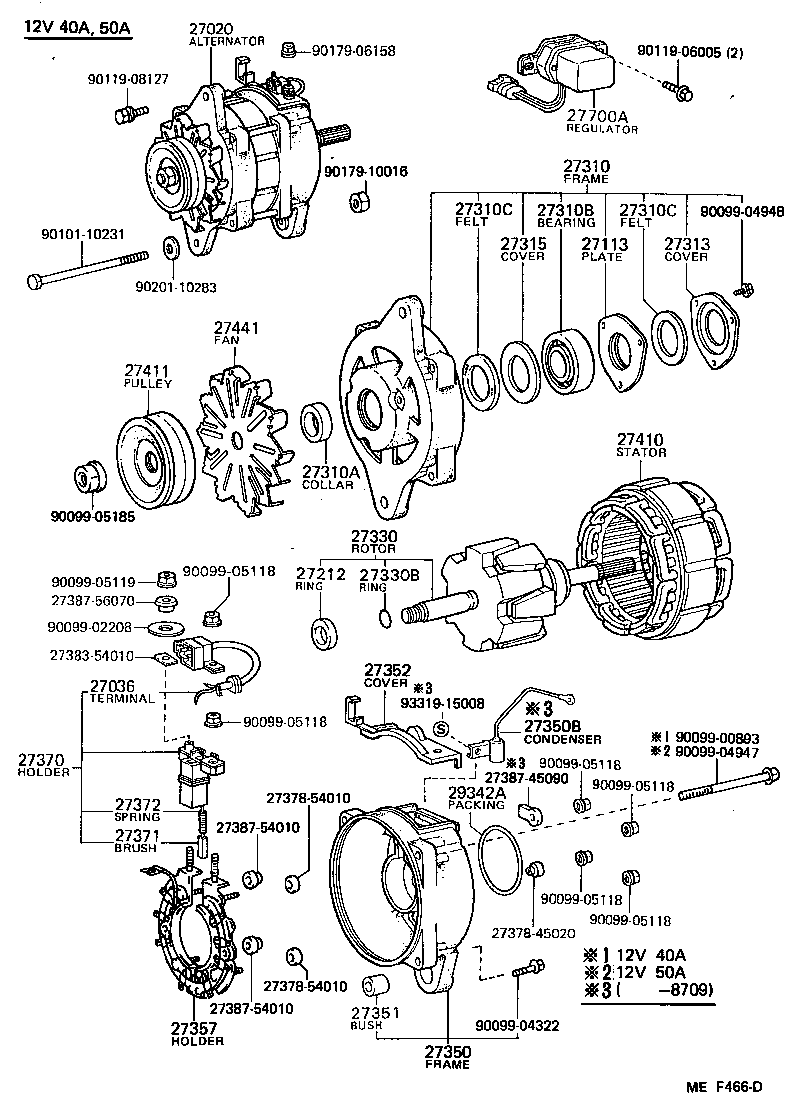 27060-35110 ALTERNATOR ASSY product image