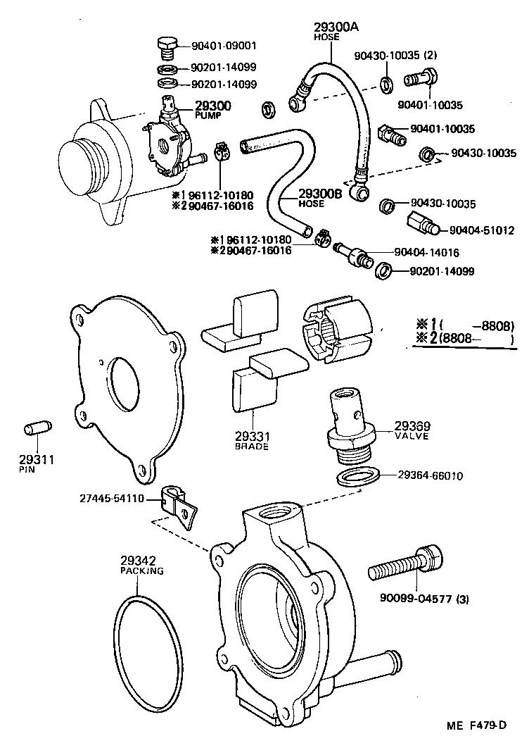 90923-02085 HOSE, VACUUM PUMP OIL INLET product image