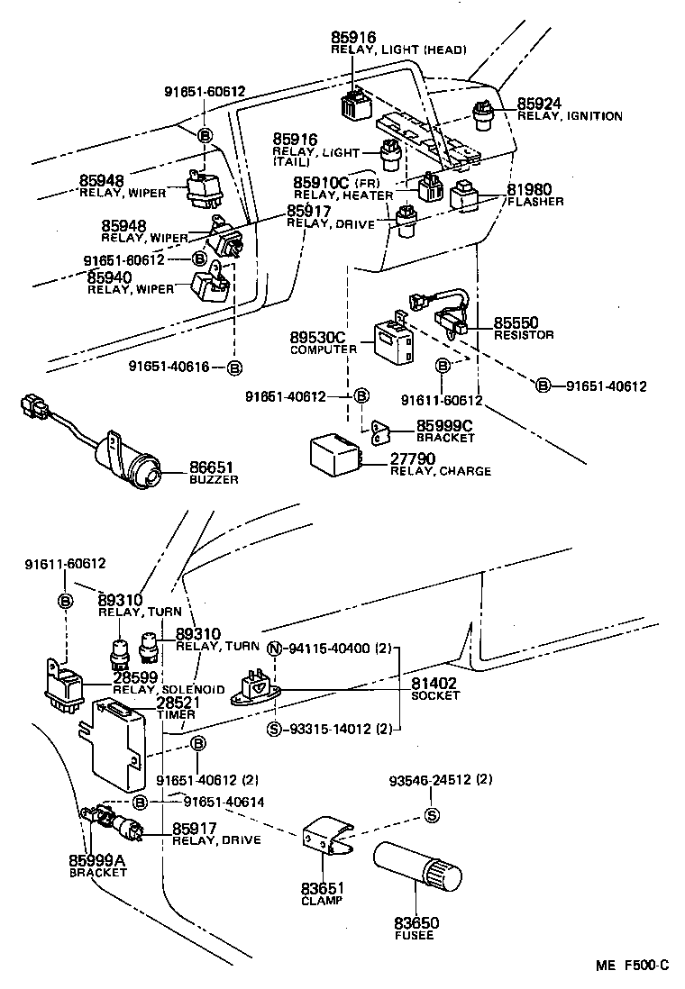 28560-47031 BLOCK, HEATER product image