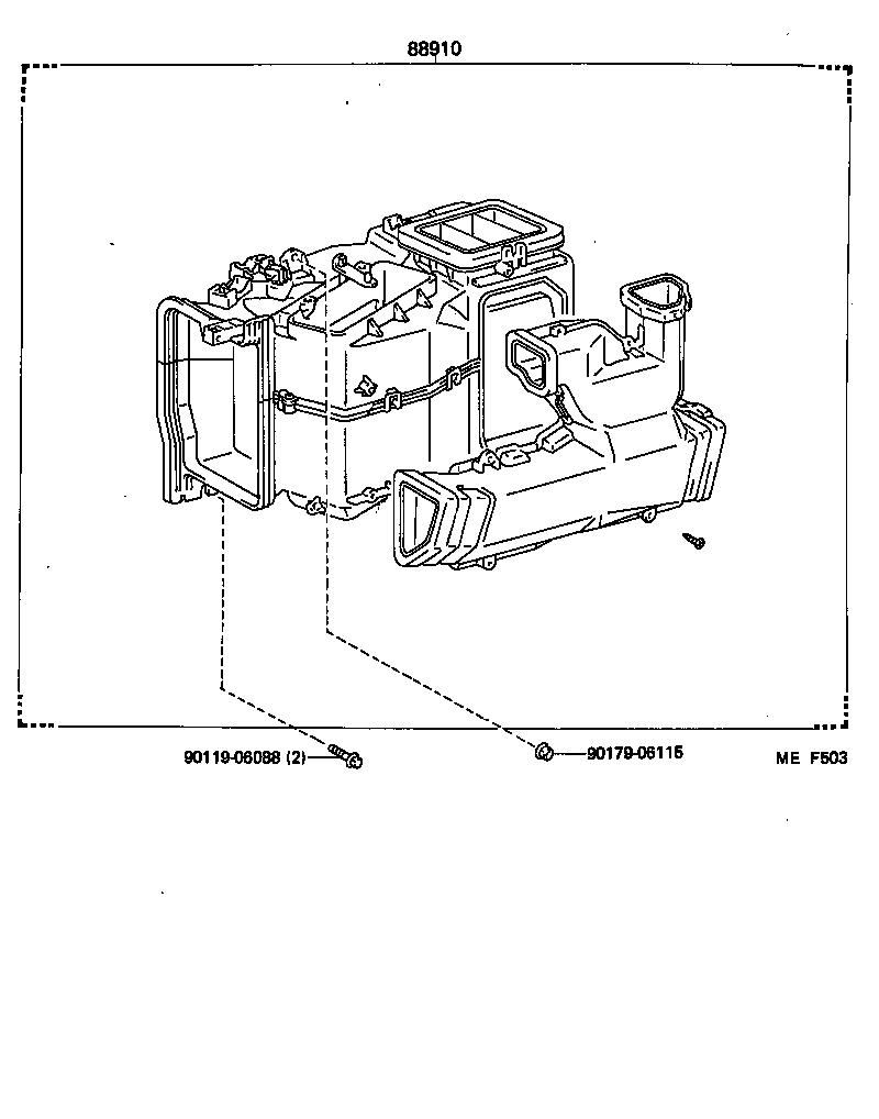 87150-90K02 RADIATOR ASSY, HEATER product image