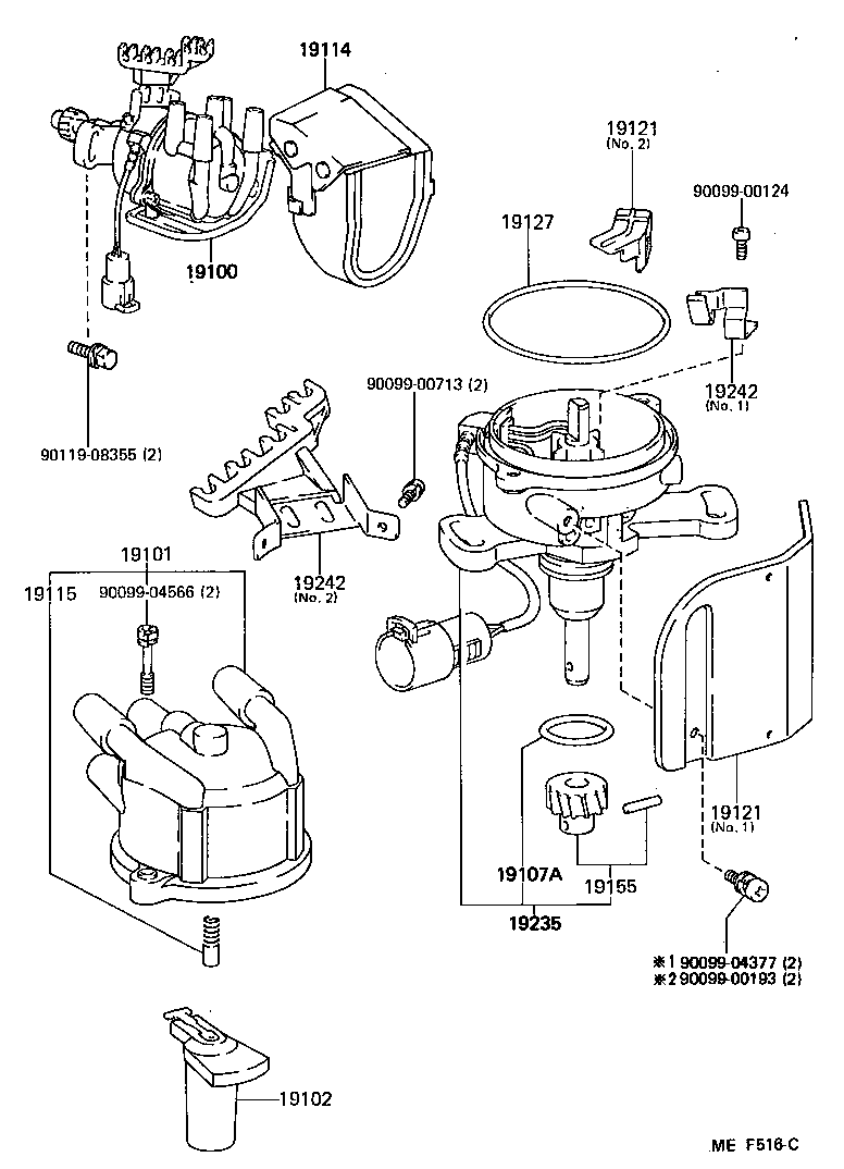 19114-16020 COVER, WATER PROOF(FOR DISTRIBUTOR) product image