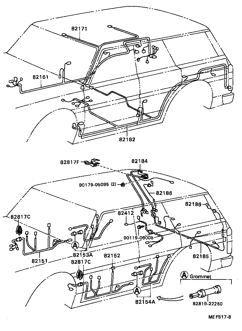 82817-22420 PROTECTOR, WIRING HARNESS, NO.1 product image