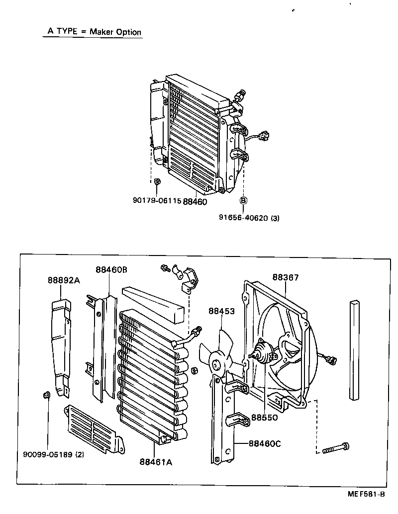 88892-16080 PACKING A (FOR COOLER) product image
