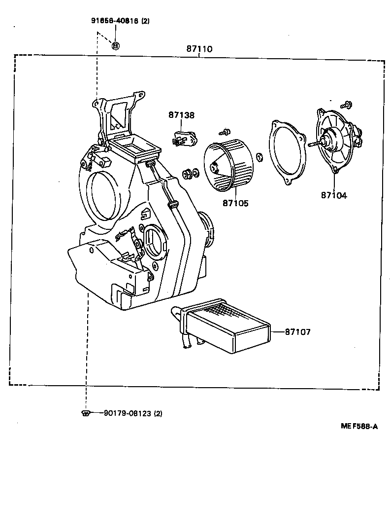 87110-95435 HEATER ASSY product image