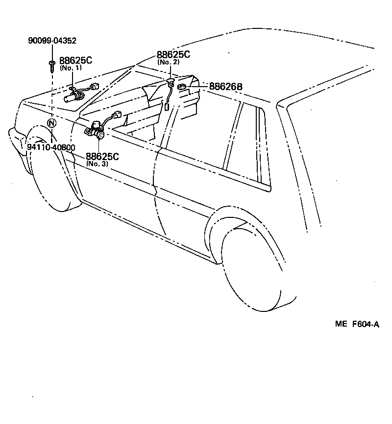 55907-10100 CABLE SUB-ASSY, WATER VALVE CONTROL product image