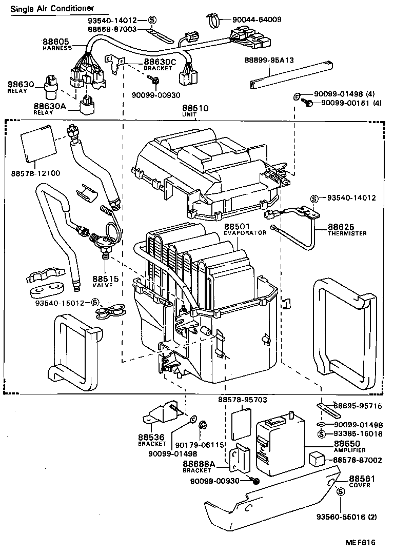 88605-28151 HARNESS SUB-ASSY, COOLER WIRING, NO.1 product image