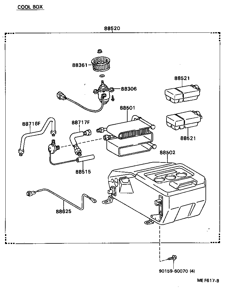 88605-28151 HARNESS SUB-ASSY, COOLER WIRING, NO.1 product image