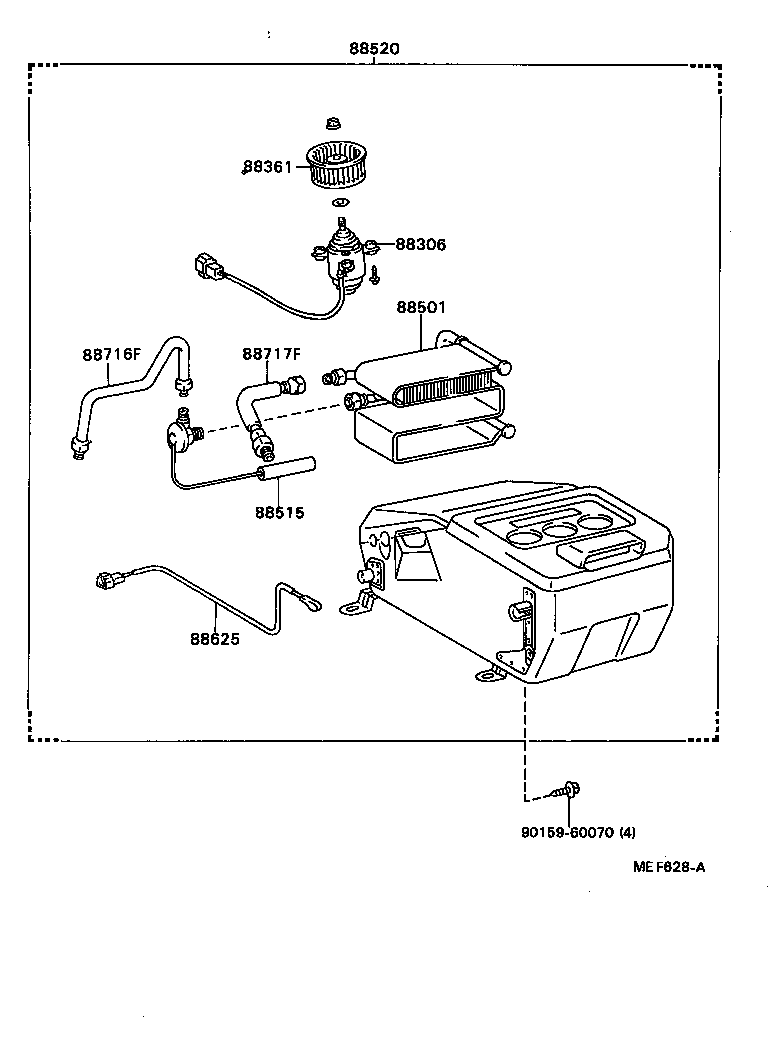 88605-95D09 HARNESS SUB-ASSY, COOLER WIRING, NO.1 product image