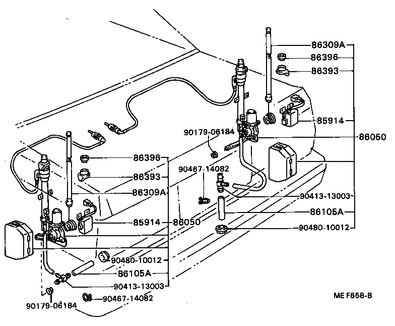 86396-24010 NUT, ANTENNA product image
