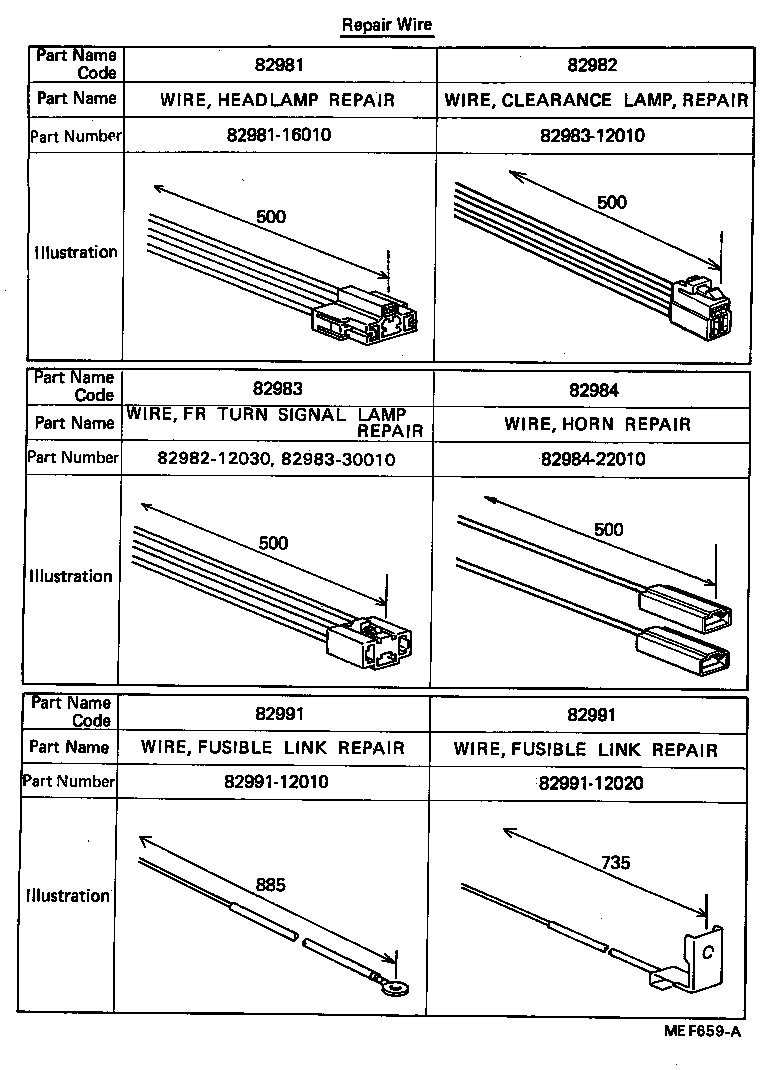82121-12740 WIRE, ENGINE product image