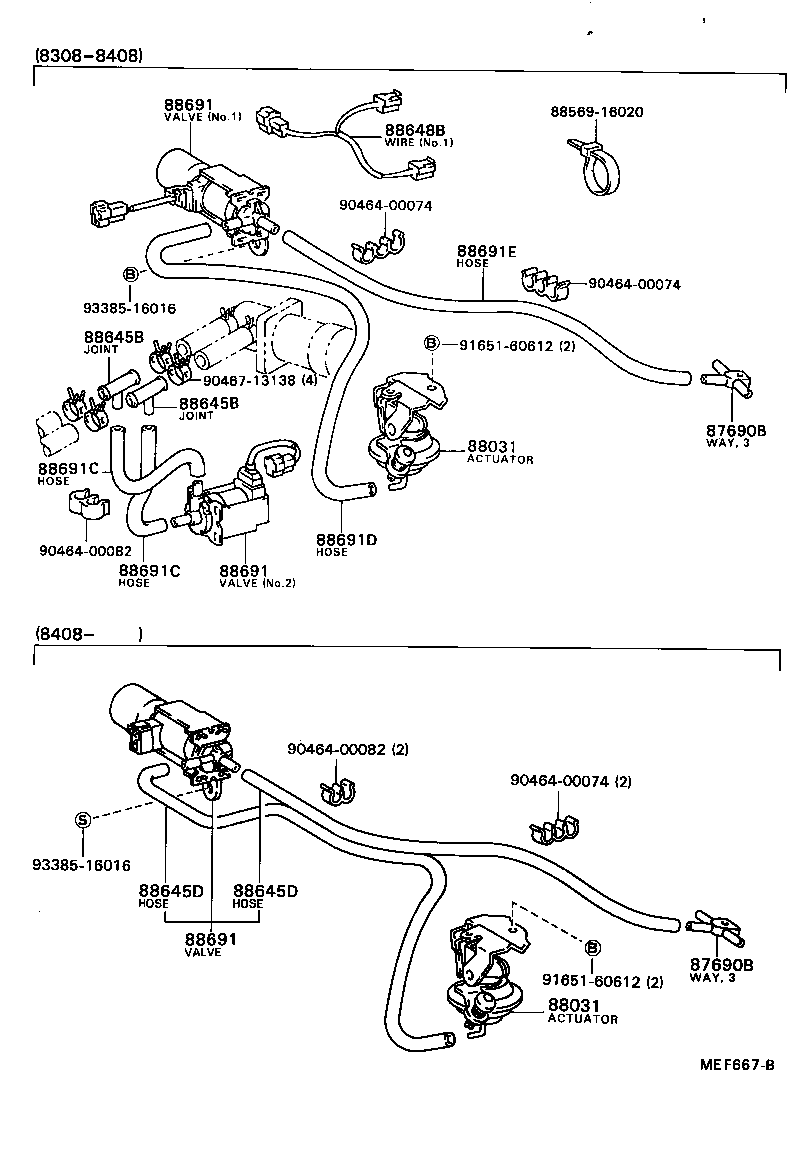 95411-19906 HOSE (FOR IDLE UP DEVICE) product image
