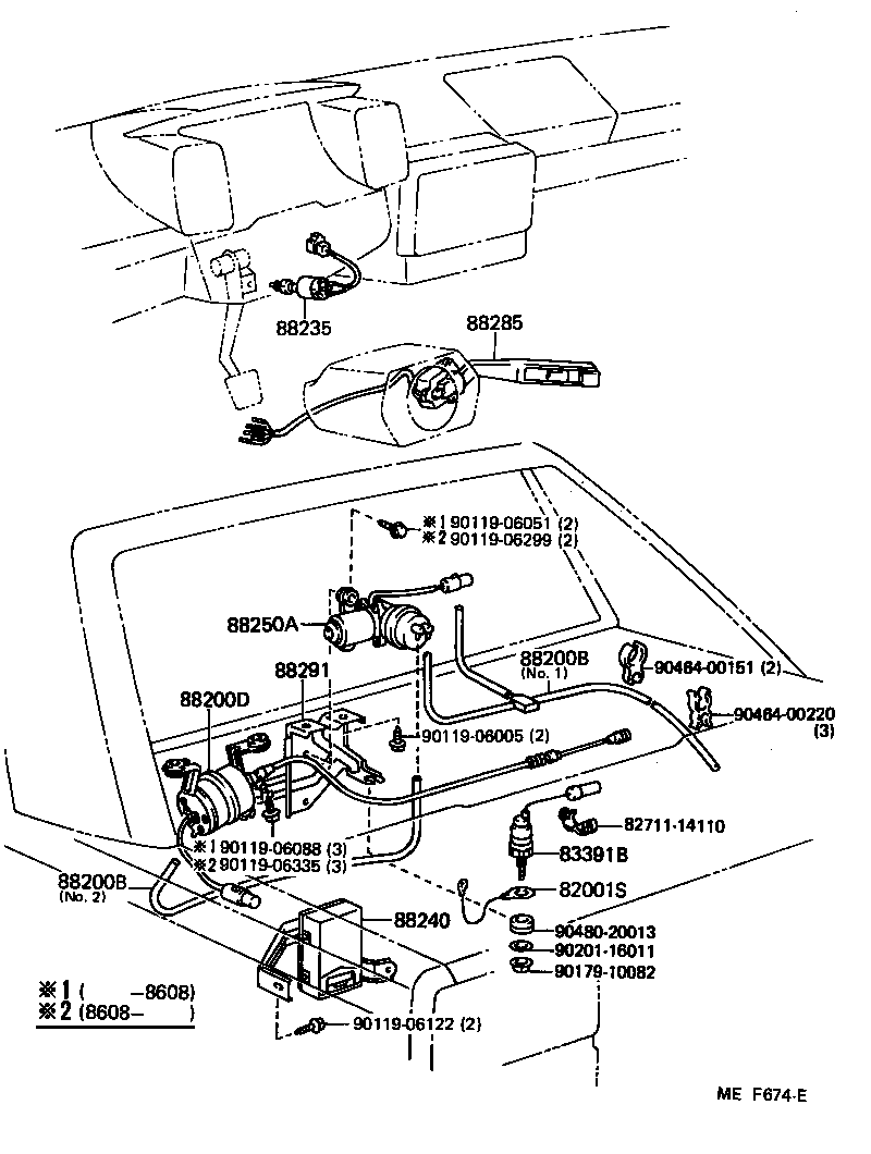 Toyota 90999-92004 HOSE, CRUISE CONTROL VACUUM