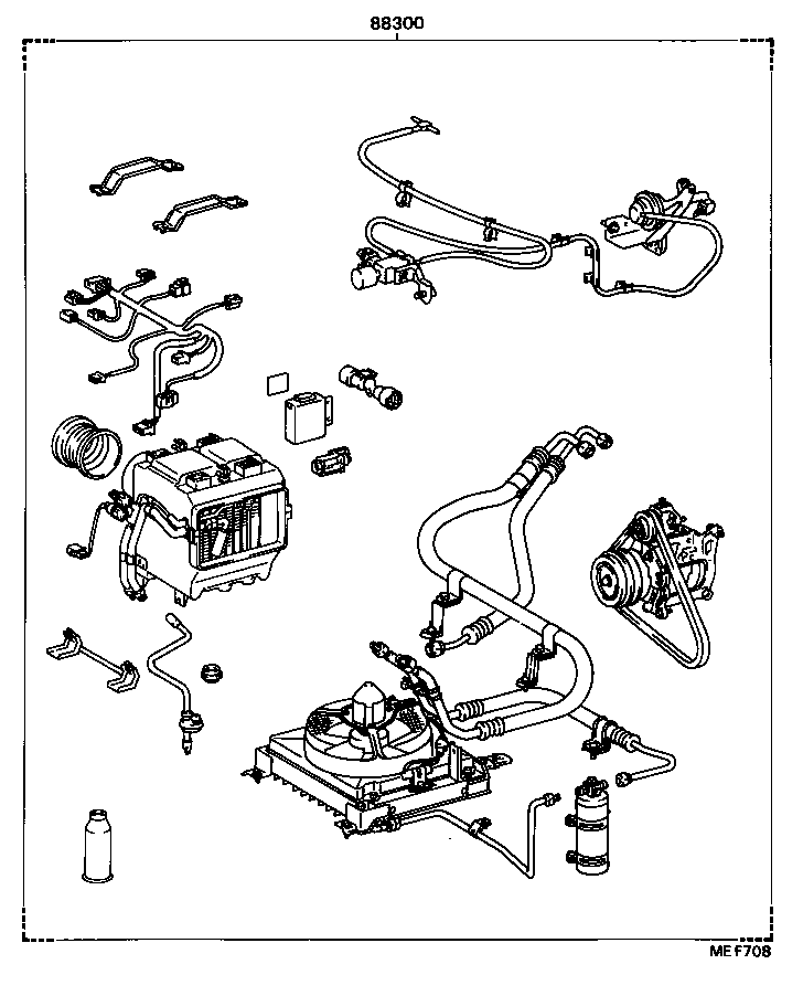 88300-95B47 COOLER & ACCESSORY ASSY product image