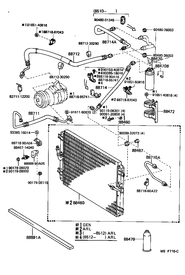 88578-90A02 PACKING A (FOR COOLER) product image