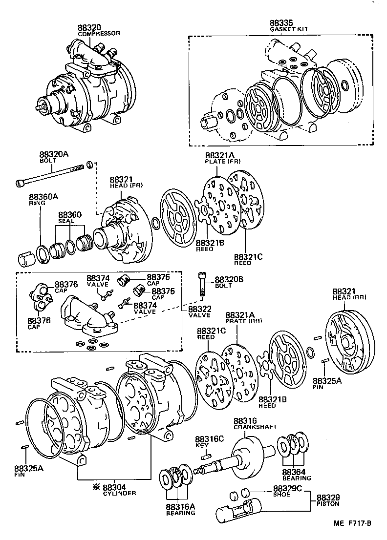 04881-30260 GASKET KIT, OVERHAUL product image