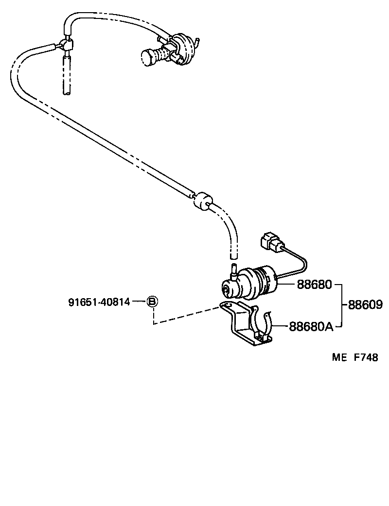 83391-17010 SWITCH ASSY, VACUUM product image