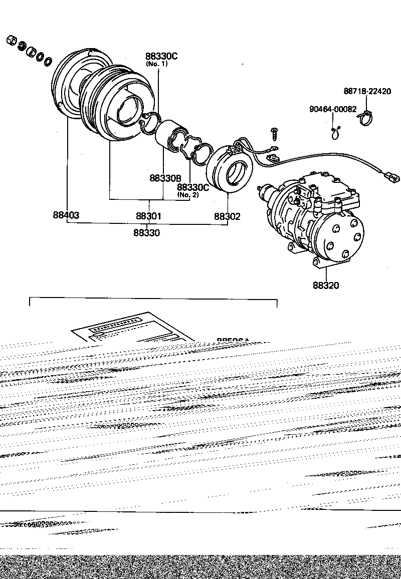 88320-17060 COMPRESSOR ASSY, COOLER product image