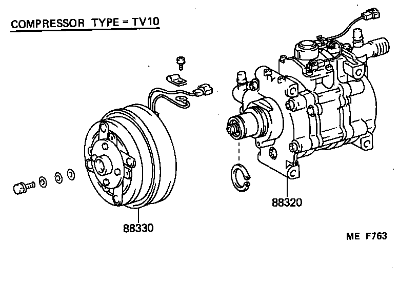 88320-10041 COMPRESSOR ASSY, COOLER product image