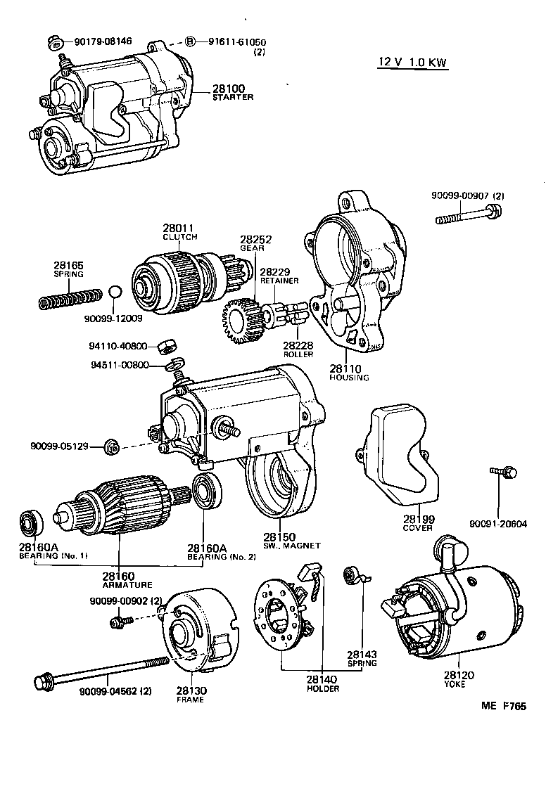 28110-45050 HOUSING ASSY, STARTER DRIVE product image