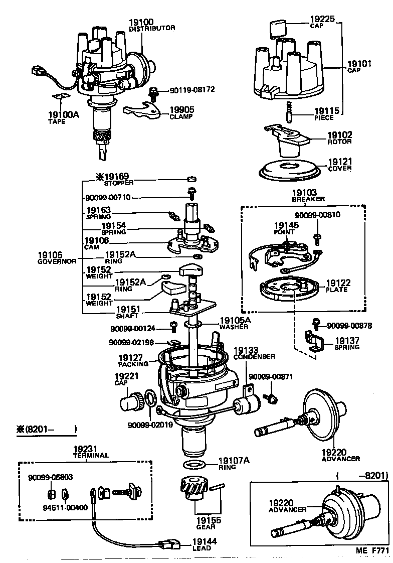 19105-44250 GOVERNOR SUB-ASSY product image