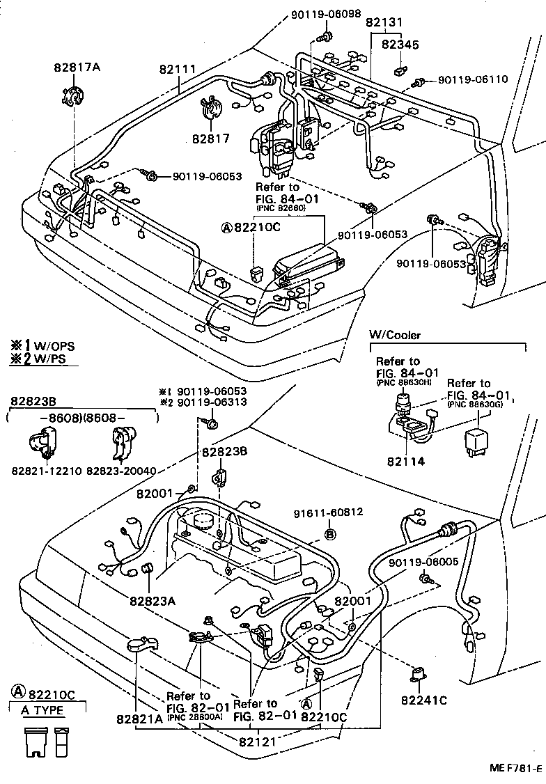 82121-12740 WIRE, ENGINE product image