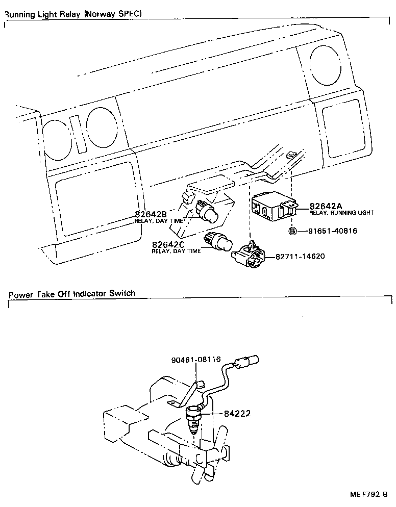 28611-58010 COVER, GLOW PLUG RELAY product image