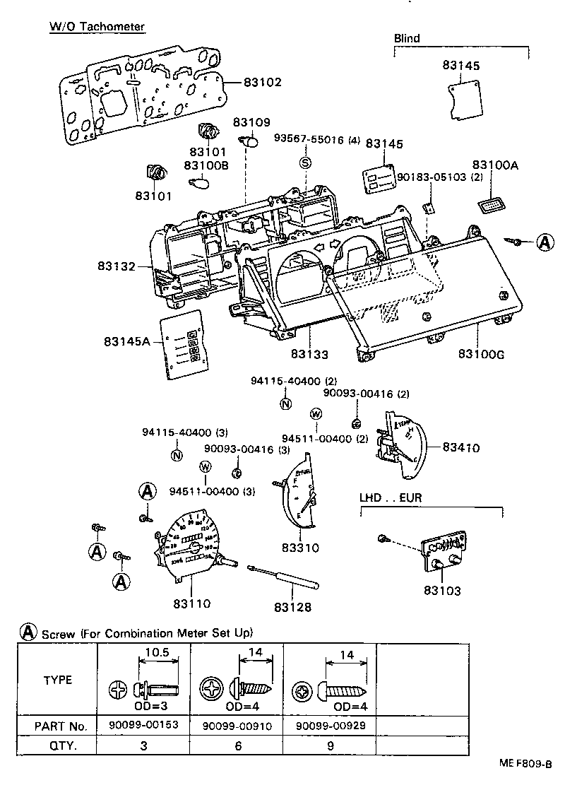 90414-04005 UNION OR WAY, ED MONITOR GAGE product image