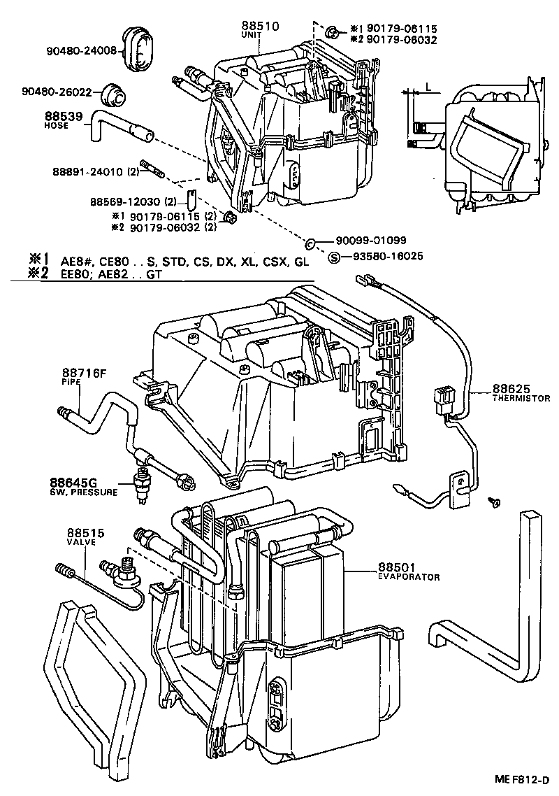 88605-12640 HARNESS SUB-ASSY, COOLER WIRING, NO.1 product image