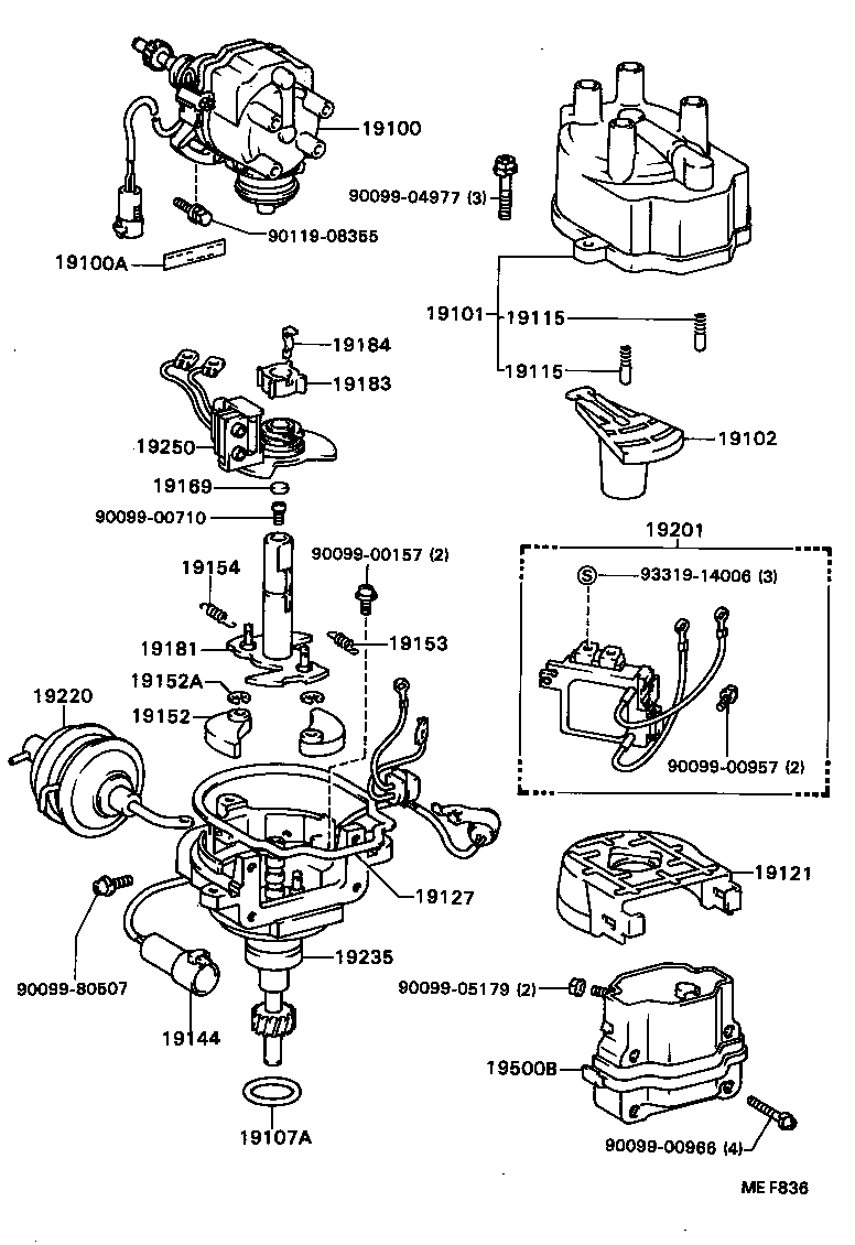 19030-63100 DISTRIBUTOR ASSY product image